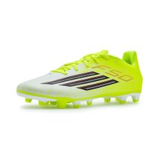Team Solar Yellow/Black/Lucid Red adidas F50 Club Firm/Multi Ground Soccer Cleats