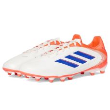 Off White/Lucid Blue/Signal Coral adidas Copa League Pure 3 Firm/Multi Ground Soccer Cleats
