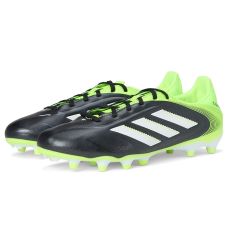 Black/White/Lucid Lemon adidas Copa League Pure 3 Firm/Multi Ground Soccer Cleats