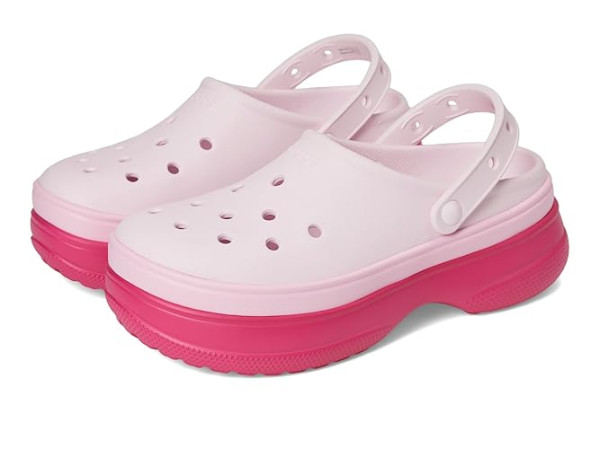 Crocs Classic Stacked Clogs Platform Sneakers Crocs Classic Stacked Clogs Platform Sneakers
