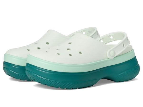 Crocs Classic Stacked Clogs Platform Sneakers Crocs Classic Stacked Clogs Platform Sneakers