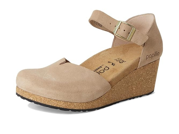 Birkenstock Mary Wedge Sandal - Suede