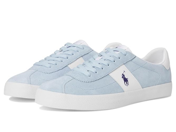 Polo Ralph Lauren Court Vulc Leather-suede Sneaker