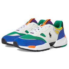 Multi Colorblock Polo Ralph Lauren Jogger Suede & Mesh Sneaker