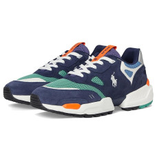 Head of Charles Color-Block Polo Ralph Lauren Jogger Suede & Mesh Sneaker