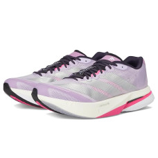 Powder Plum/Silver Metallic/Shock Pink adidas Adizero Boston 13 Running Shoes