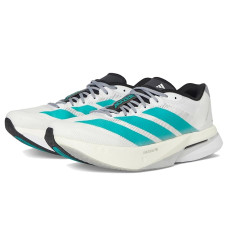 White/Pure Teal/Grey adidas Adizero Boston 13 Running Shoes