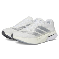 White/Matte Silver/Dash Grey adidas Adizero Boston 13 Running Shoes