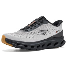 Gray/Black SKECHERS Performance Go Walk Glide-step 2.0 Maser Hands Free Slip-in