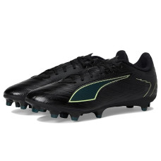 Black/Fizzy Light/Green Terrain PUMA Ultra 6 Play Firm/Artificial Ground Soccer Cleats