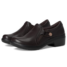 Chocolate Leather Clarks Angie Holly
