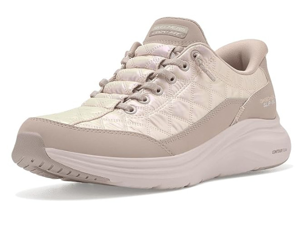 SKECHERS Contour Foam - Cozy Fit Shining Pearl Hands Free Slip-Ins