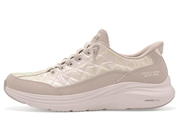 SKECHERS Contour Foam - Cozy Fit Shining Pearl Hands Free Slip-Ins