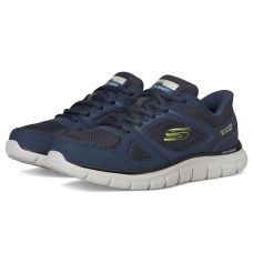 Navy/Lime SKECHERS Track Ezral Hands Free Slip-in