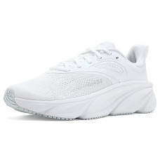 White/White/Metallic Silver Under Armour Charged Rogue 6