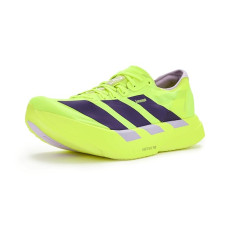 Solar Yellow/Aurora Plum/Powder Plum adidas Adizero Adios Pro 4 Running Shoes