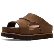 Dark Chestnut UGG Goldenstar Hi Cutout Slides