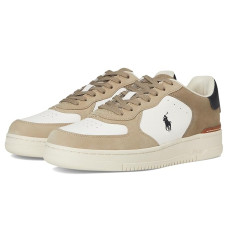 Polo Ralph Lauren Masters Court Nubuck & Leather Sneakers