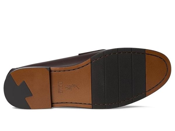 Polo Ralph Lauren Alston Leather & Plaid Wool Penny Loafers