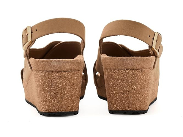 Birkenstock Samira Wedge - Nubuck Leather