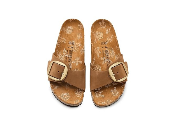 Birkenstock Madrid Big Buckle Printed Footbed - Nubuck