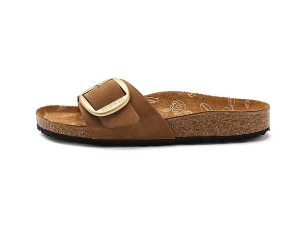 Birkenstock Madrid Big Buckle Printed Footbed - Nubuck