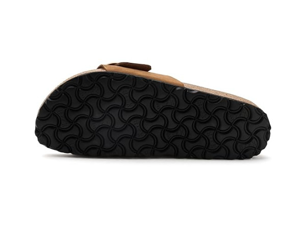 Birkenstock Madrid Big Buckle Printed Footbed - Nubuck