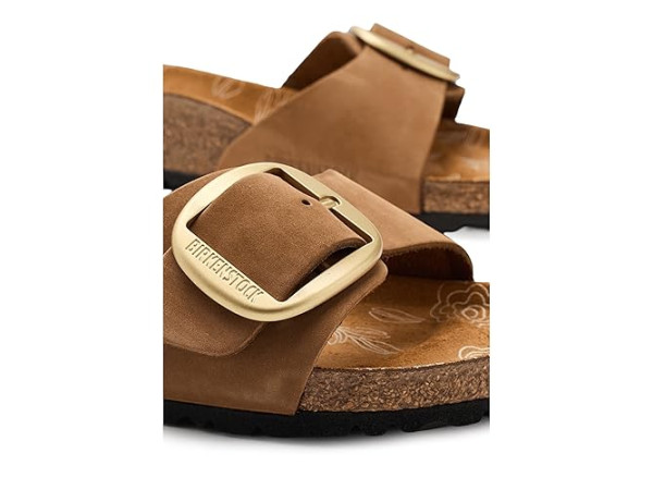 Birkenstock Madrid Big Buckle Printed Footbed - Nubuck