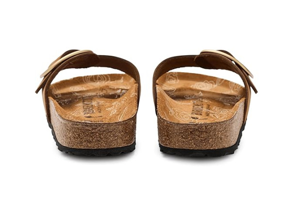 Birkenstock Madrid Big Buckle Printed Footbed - Nubuck