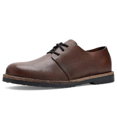 Chocolate Birkenstock Uppsala Low Lace Up - Leather