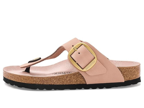 Birkenstock Gizeh Big Buckle Printed Footbed - Nubuck