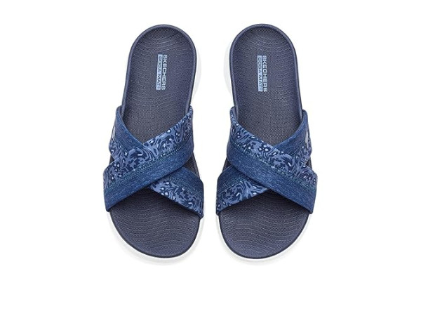 SKECHERS On-The-Go GO Walk Flex Sandals w/ Floral Print