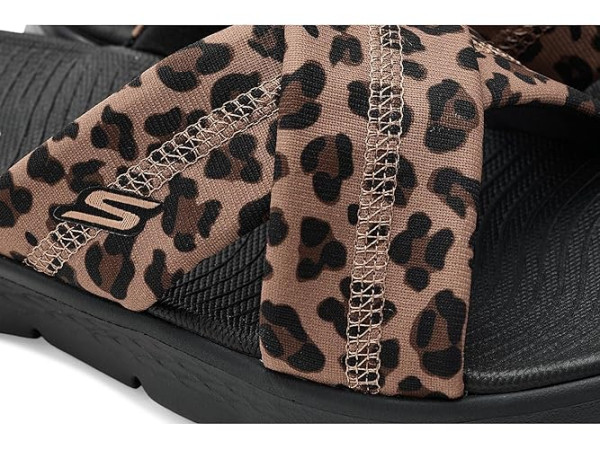 SKECHERS On-The-Go GO Walk Flex Sandals w/ Leopard Print SKECHERS On-The-Go GO Walk Flex Sandals w/ Leopard Print