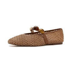 Brown Raffia Steve Madden Poppin