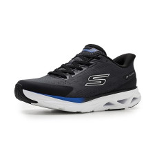 Black/Charcoal SKECHERS Glide-step Vortex Hands Free Slip-in