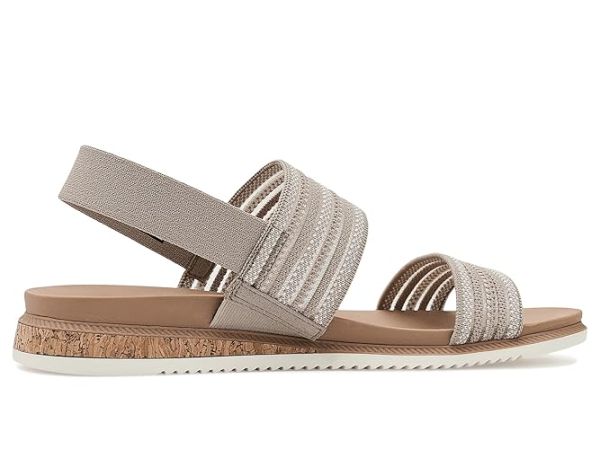 BOBS from SKECHERS Bobs Desert Kiss Low - Breezy Stripe BOBS from SKECHERS Bobs Desert Kiss Low - Breezy Stripe