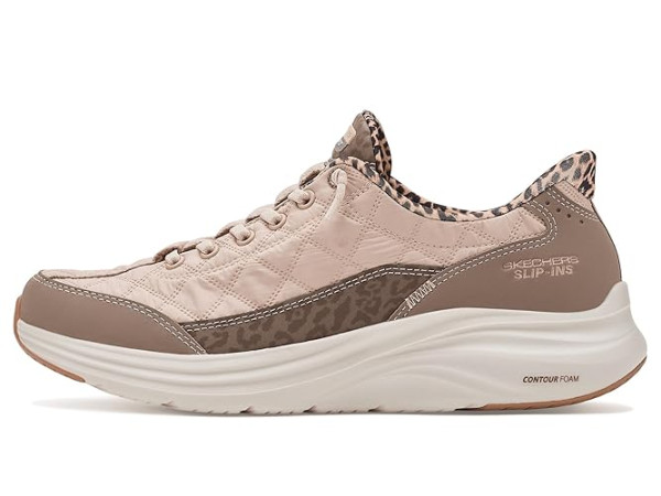SKECHERS Contour Foam Cozy Fit Hands Free Slip-Ins Leopard Dream SKECHERS Contour Foam Cozy Fit Hands Free Slip-Ins Leopard Dream