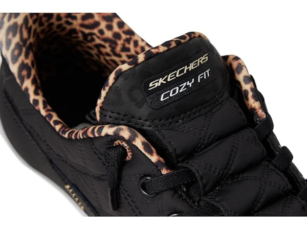 SKECHERS Contour Foam Cozy Fit Hands Free Slip-Ins Leopard Dream