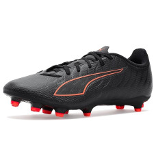 Black/Red PUMA Ultra 6 Play Firm/Artificial Ground Soccer Cleats