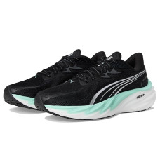 Black/Mint Melt PUMA Velocity Nitro 4 Running Shoes