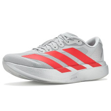 Silver Metallic/Lucid Red/Iron Metallic adidas adiZero Evo SL Running Shoes