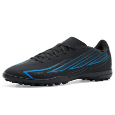 Black/Black/Lucid Ray Blue adidas F50 Hyperfast Club Turf Soccer Cleats