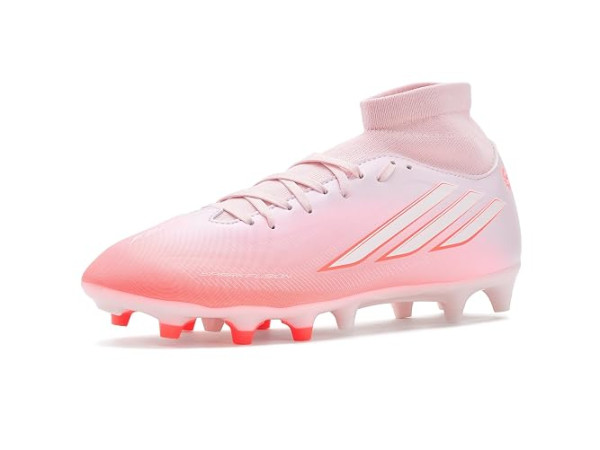 adidas F50 Sparkfusion Club Mid Top Firm Ground/Artificial Ground Soccer Cleats adidas F50 Sparkfusion Club Mid Top Firm Ground/Artificial Ground Soccer Cleats