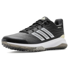 Black/White/Team Dark Grey adidas Adizero Instinct 3.0 Turf Softball Cleats
