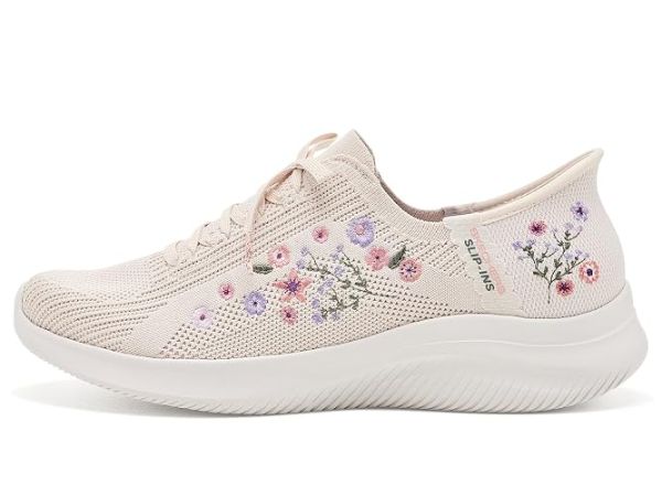 SKECHERS Ultra Flex 4.0-sweet Petals Hands Free Slip-ins SKECHERS Ultra Flex 4.0-sweet Petals Hands Free Slip-ins