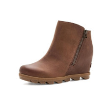Dark Auburn/Gum 2 SOREL Joan Rhapsody Zip Wedge