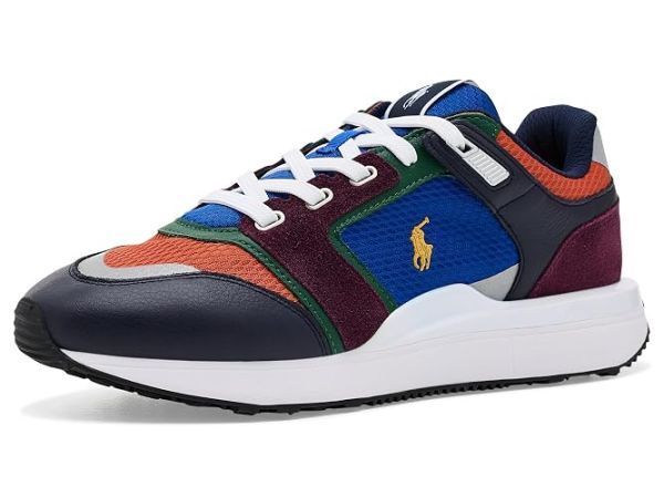 Polo Ralph Lauren Train 89 V2 Suede-Paneled Sneakers