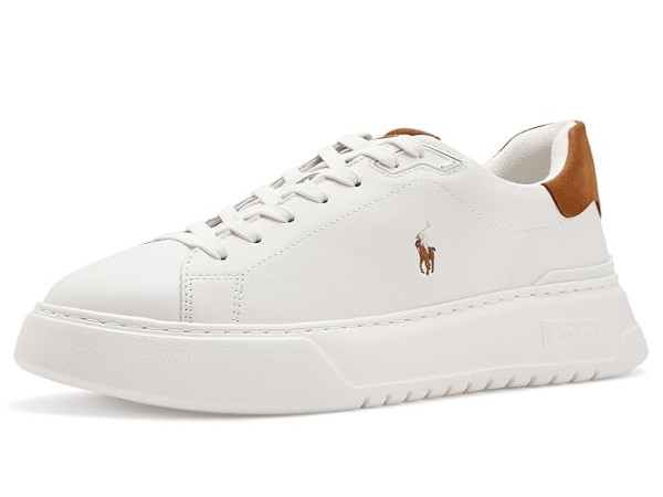 Polo Ralph Lauren RLite Court Tumbled Leather Sneakers