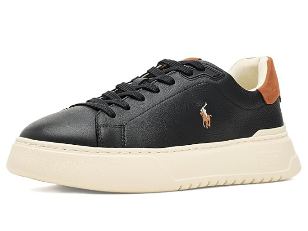 Polo Ralph Lauren RLite Court Tumbled Leather Sneakers
