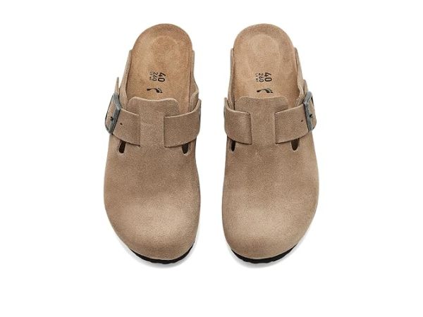 Birkenstock Fanny Wedge Clog - Suede Birkenstock Fanny Wedge Clog - Suede